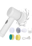 3-in-1 Rechargeable Electric Cleaning Brush – Waterproof Multi-Purpose Scrubber for Kitchen, Bathroom & Home Cleaning