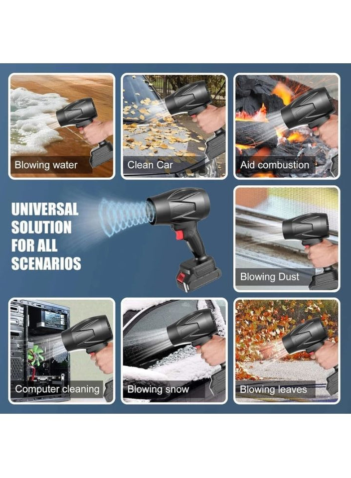 Portable 48V Rechargeable Cordless Air Blower – High Power Wireless Dust Cleaning & Inflator Machine
