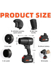 Portable 48V Rechargeable Cordless Air Blower – High Power Wireless Dust Cleaning & Inflator Machine