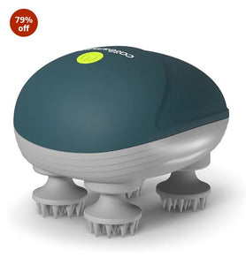 Portable Electric Scalp Massager – Rechargeable Deep Head & Hair Relaxation Brush