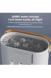 Portable Dual Mist Evaporative Air Cooler with LED Light & Remote Control