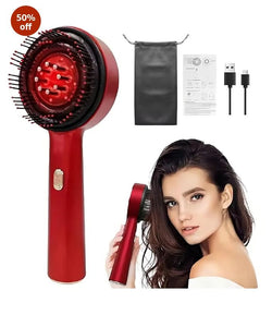 Rechargeable Electric Head Massager Oil Applicator – Scalp Relaxing Massage Comb for Hair Growth & Stress Relief